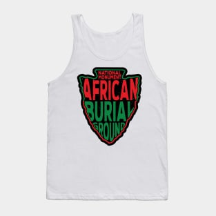 African Burial Ground National Monument name arrowhead Tank Top